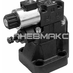 фото RQM5-P6/A/M/60N-D24K1/CM - Клапан предохранительный с электрическим управлением с разгрузкой, давление настройки 10-350 Бар, расход 400 л/мин, 1 установленное значение давления и разгрузка при отключенном электромагнитном клапане, 24V DC