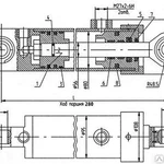 фото Гидроцилиндр 80x56x280