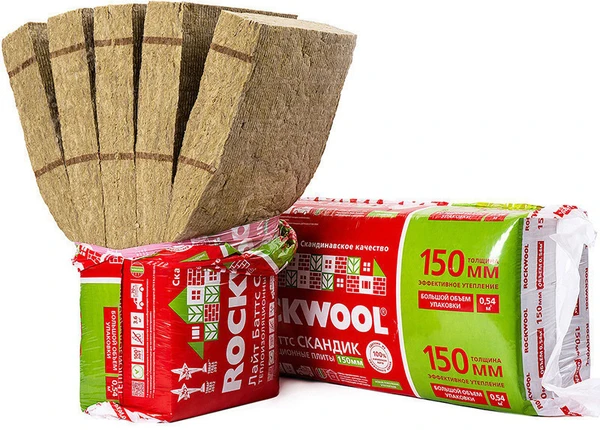 Фото Минплиты Rockwool Лайт Баттс Скандик для дома