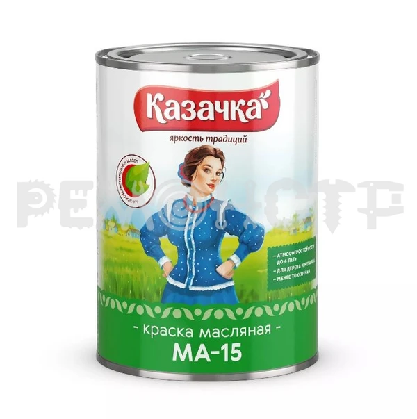 Фото Краска МА-15  0,9кг сурик железный КАЗАЧКА (14/700) П