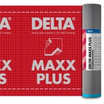 фото Мембрана энергосберегающая диффузионная DELTA-MAXX PLUS с самоклеящейся лентой 50х1.5 м, 190г/м2