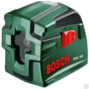 Фото Лазерный нивелир с перекрестными лучами bosch pcl 10 basic 0.603.008.120