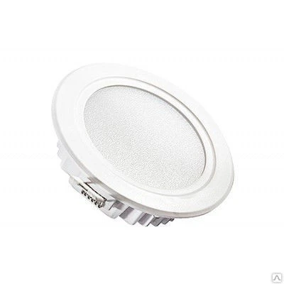 Фото Светильник ledcraft downlight белый круглый 118*106 8 вт нейтральный