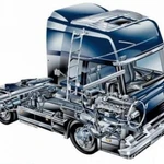 фото Наконечник тяги КПП M12*1,75/M10*1.5 левый DAF/Scania/Volvo/MAN 040.040