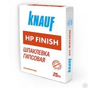 Фото Шпаклевка гипсовая Knauf-ХП Финиш для потолков и стен, 25 кг