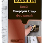 фото Клей MUREXIN Энерджи Стар для приклейки и армирования, мешок 25 кг (4-5кг/м