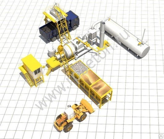 Фото Асфальтный завод QLB30 мобильный