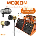 фото Гарнитура внутриканальная Moxom MH-10 SuperBass, черно-золотой