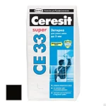 фото Затирка "Ceresit CE 33 Super" графит, 2кг