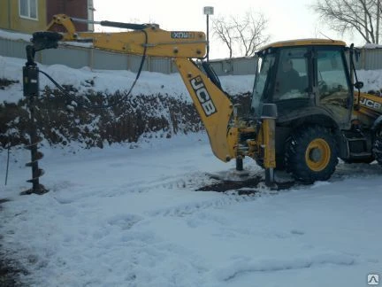 Фото Услуги ямобура JCB