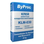 фото Клей кладочно-монтажный ByProc KLM-030 25 кг