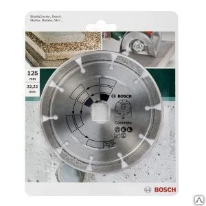 Фото Диск алмазный по бетону (125х22.2 мм) bosch 2609256414