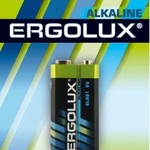 фото Элемент питания алкалиновый "крона" 6LR61 BL-1 6LR61 BL-1 9В Alkaline (блист.1шт) Ergolux 11753