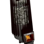 фото Печь для бани Grill D Cometa Vega 180 long black (чёрная, с выносной топкой)