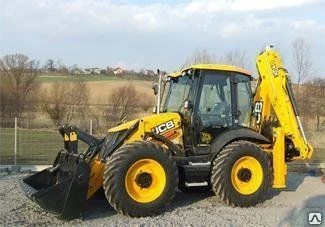 Фото Аренда экскаватора-погрузчика JCB 4CX (ковши 1,1 и 0,4 м3)