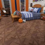 Фото №2 Кварц-виниловый ламинат SPC 950х465х4мм Evolution Parquet Версаль каштановый PROFIELD