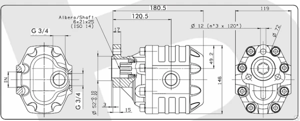 Фото Гидронасос Binotto PMP#A5SI