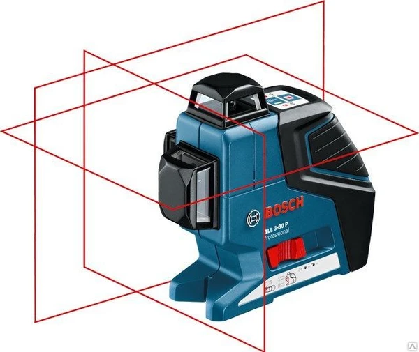 Фото Нивелир линейный лазерный Bosch GLL 3-80 +BM1 (нов.) +L-BOXX