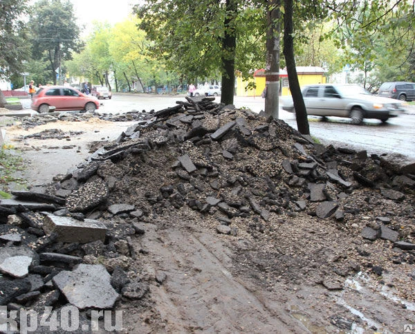 Фото Асфальт дробленый