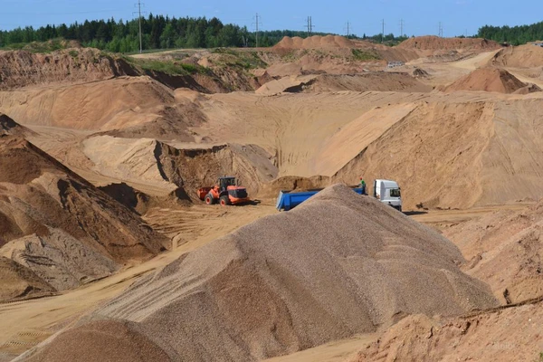 Фото Песок строительный на раствор