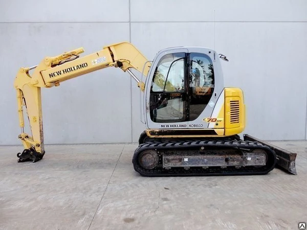 Фото Аренда мини экскаватора гусеничного New Holland Kobelko e70Sr