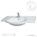 фото Раковина Лацио 95 см белая Акватон 1A702031LC010 Aquaton