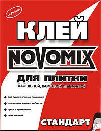 Фото Клей NOVOMIX Стандарт 25 кг