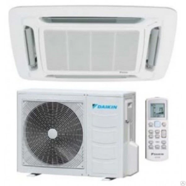 Фото Кондиционер кассетного типа FCQN100EXV/RQ100DXY (без панели) Daikin