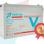 фото Аккумуляторная батарея VEKTOR ENERGY CARBON VPbC12-100