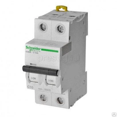 Фото Выключатель автоматический 2п 40А С 6кА iC60N Acti9 Schneider Electric