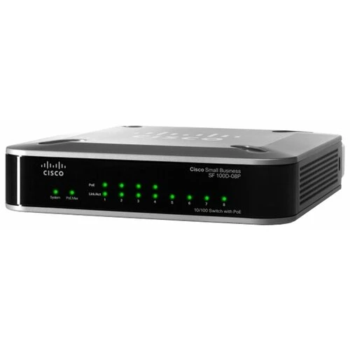 Фото Коммутатор Cisco SF100D-08P