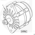 фото Генератор (12V; 100A) Cummins 6ISBe 2874862/5282836/4936876/3935527/3918558