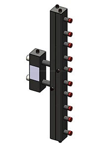 Фото Гидравлический коллектор вертикальный 5 контуров Zota, 70 кВт