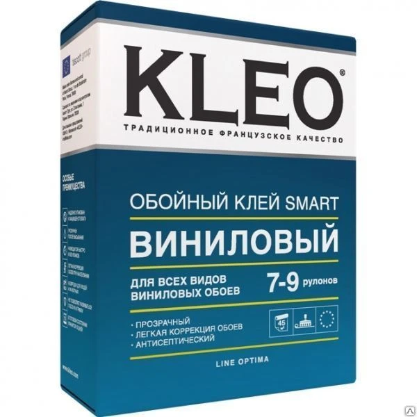 Фото КЛЕЙ для обоев KLEO SMART 7-9 винил. (200гр/35-45м2) (20шт/кор)