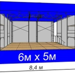фото Сцена разборная 6х5 м с порталами