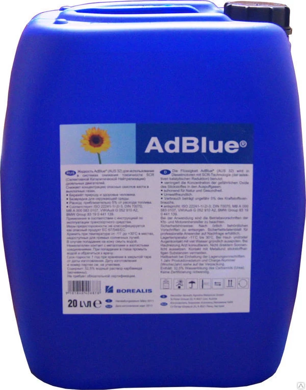 Фото Мочевина (жидкость AdBlue) 5л / 10л