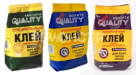 Фото Клей обойный 0,20кг универсал Россия QUALITY (30) П