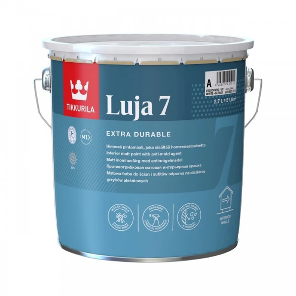 Фото Интерьерная краска Luja 7 матовая А TIKKURILA 2,7 л