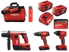 Фото Аккумуляторный набор HILTI: Батарея + TE 4-A+SFC 22-A+SID 22A