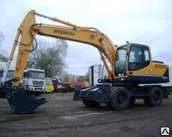 Фото Экскаватор колесный HYUNDAI R-170W-7 (ковш 0,76 куб.м.)