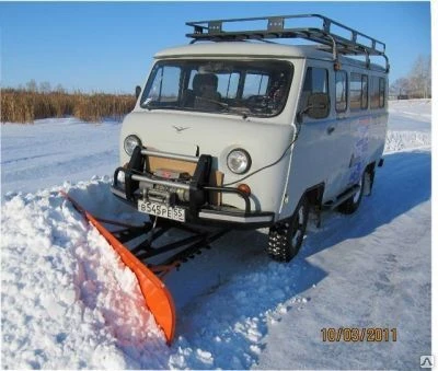 Фото Снегоуборочный отвал на а/м УАЗ (санитарка)