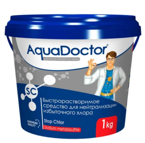 Фото Средство для нейтрализации избыточного хлора AquaDoctor SC Stop Chlor