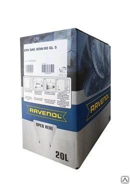 Фото Масло трансмиссионное Ravenol 80w90 GL-5 20л ecobox