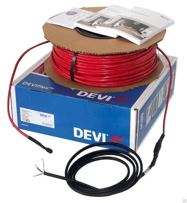 Фото Нагревательный кабель двухжильный DEVIflex™ 18T, 29m, 535W, 230V