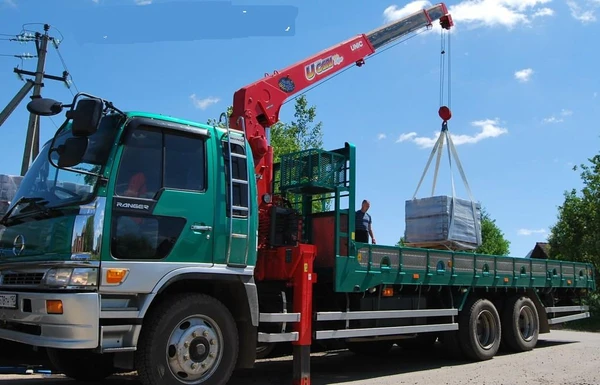 Фото Аренда манипулятор ISUZU GIGA г.п. 10т, 15т, 20т.