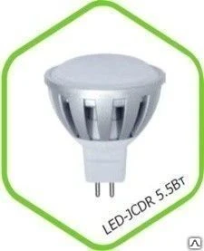 Фото Лампа светодиодная LED-JCDR-standard 3.0Вт 160-260В GU5.3 3000К 250Лм