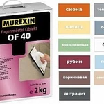 фото Затирка для швов MUREXIN FM 60 Светлый аквамарин 2кг