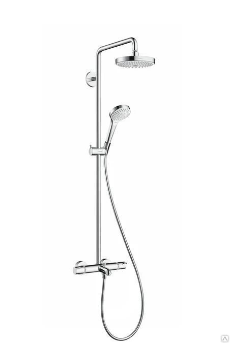 Фото Душевая система Hansgrohe Croma Select S 180 2jet Showerpipe 27351400 Hansg