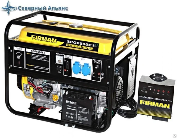 Фото Бензиновый генератор Firman SPG8500E1ATS