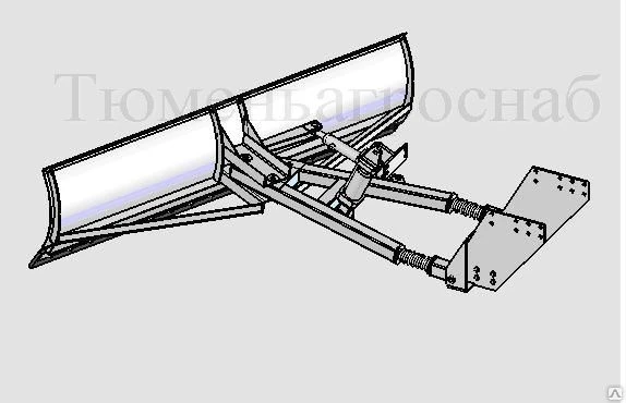 Фото Отвал коммунальный ОС- 01Г для МТЗ, ЮМЗ